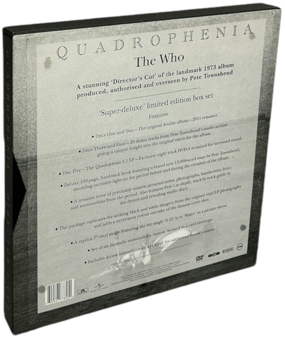 The Who Quadrophenia: Director's Cut UK CD Album Box Set 602527778402