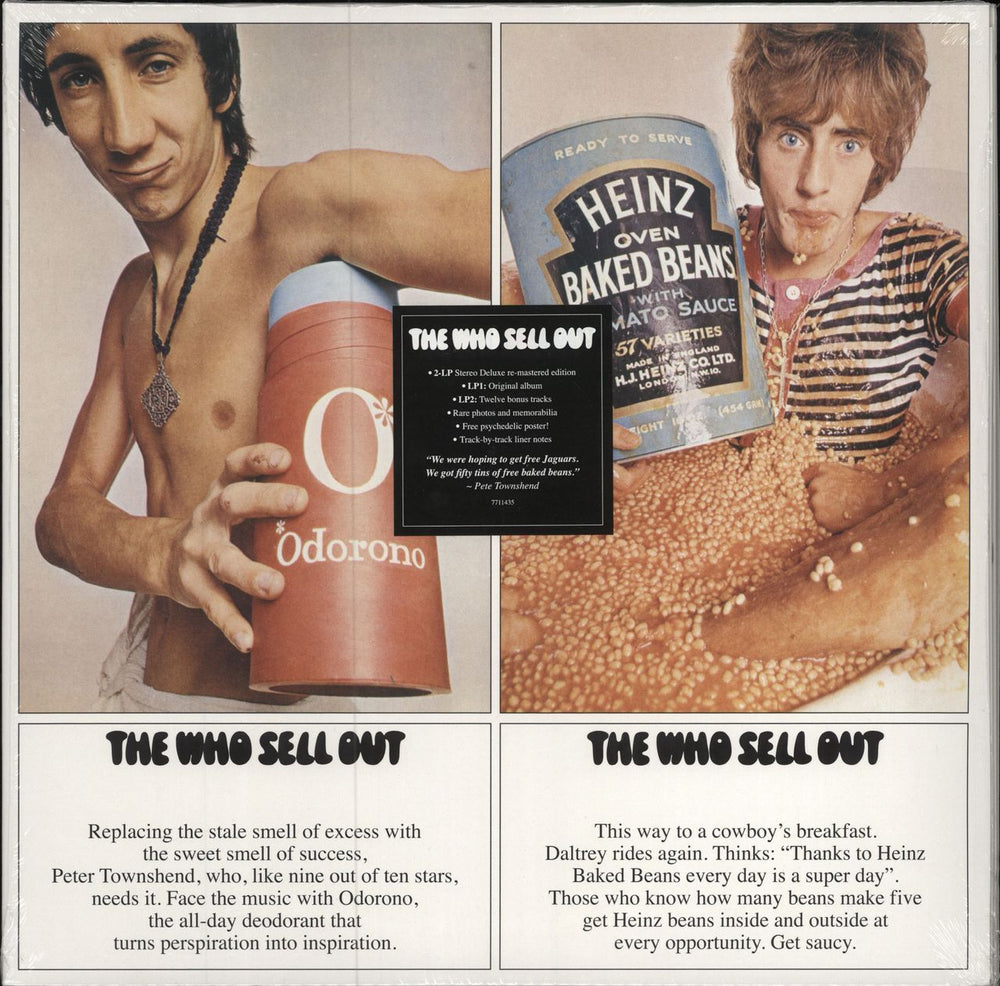 The Who The Who Sell Out - Stereo Remastered Black Vinyl + Poster UK 2-LP vinyl record set (Double LP Album) 7711435