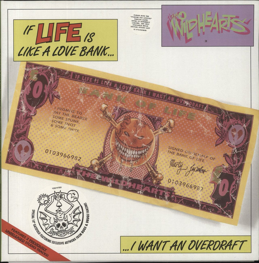 The Wildhearts If Life Is Like A Love Bank UK 10" vinyl single (10 inch record) YZ874TEX