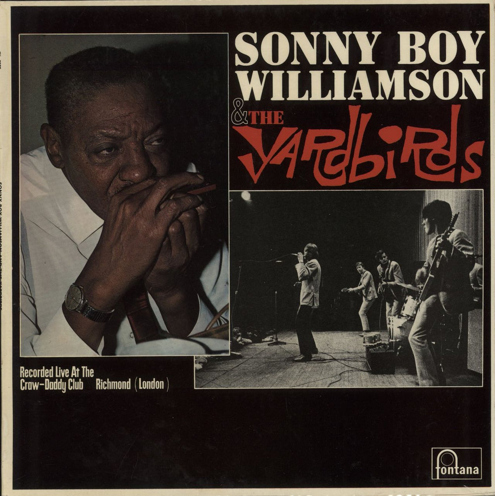 The Yardbirds Sonny Boy Williamson & The Yardbirds - 1st UK vinyl LP album (LP record) TL5277