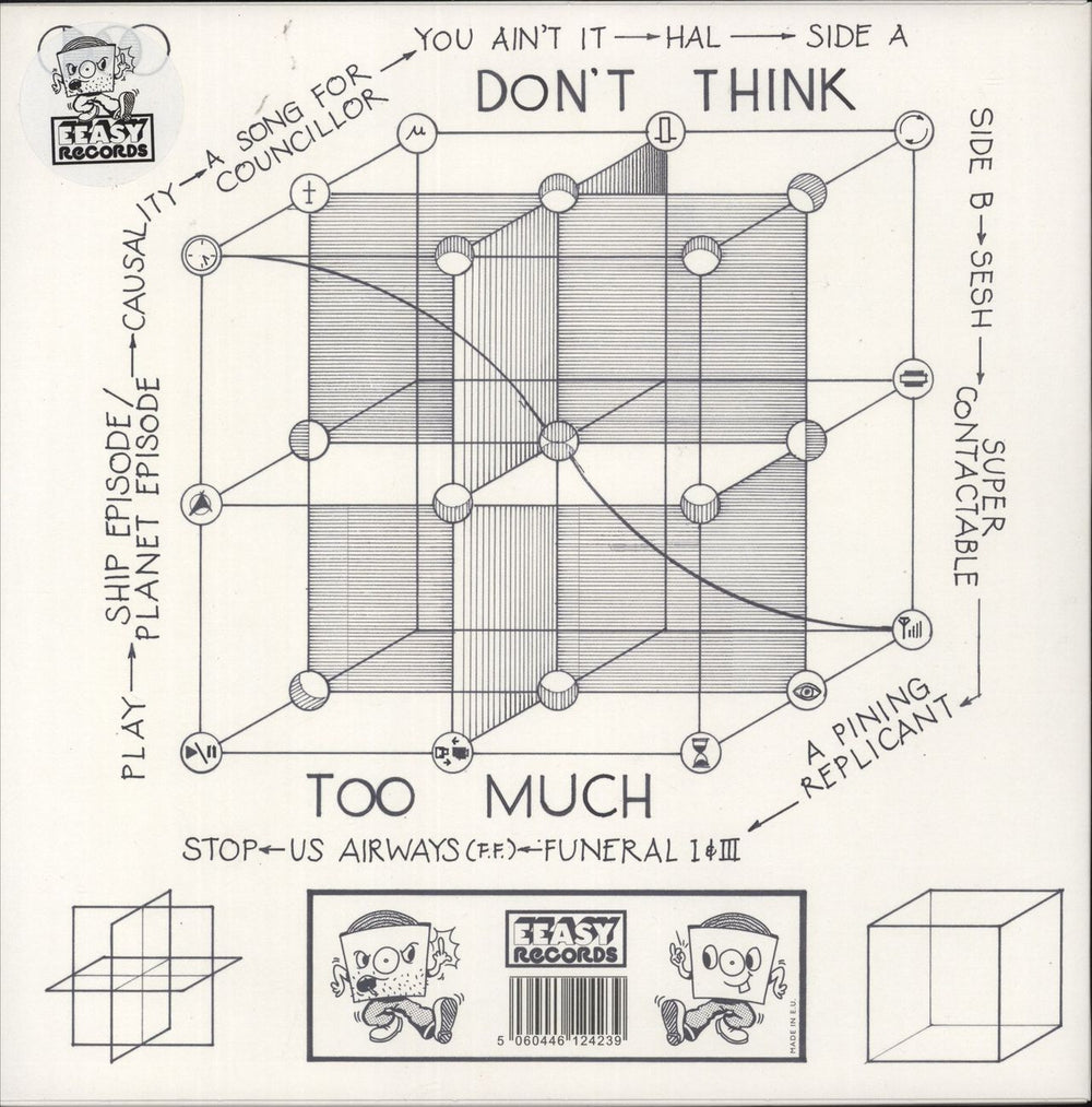 Thee MVPs Science Fiction - Blue Splatter Vinyl - Autographed + Slipmat UK vinyl LP album (LP record) 5060446124239