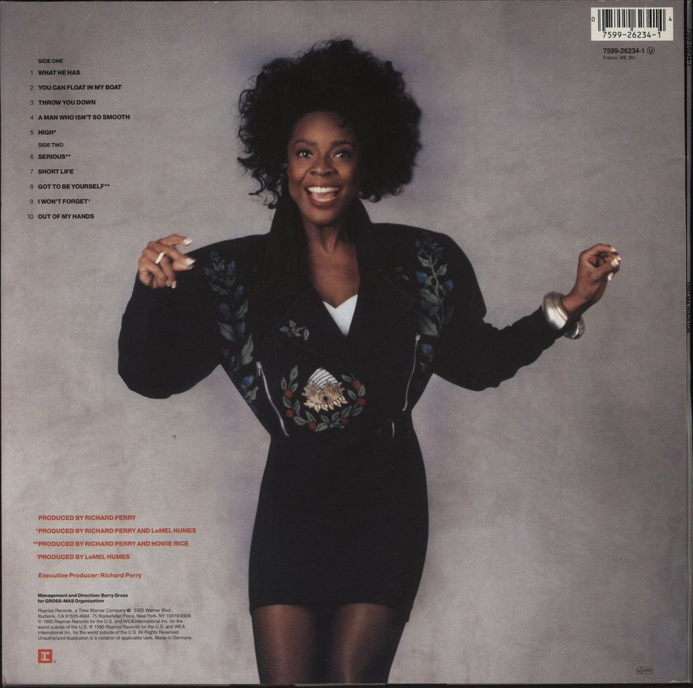 Thelma Houston Throw You Down German vinyl LP album (LP record) 075992623414