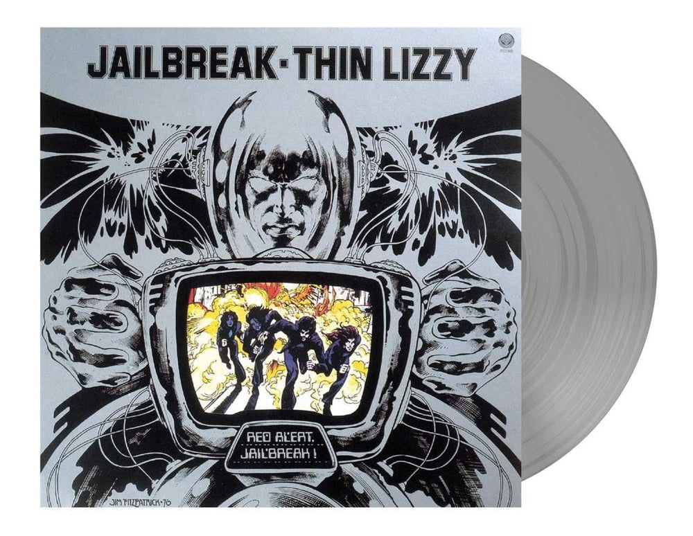 Thin Lizzy Jailbreak - Silver Vinyl UK vinyl LP album (LP record) 602508016400