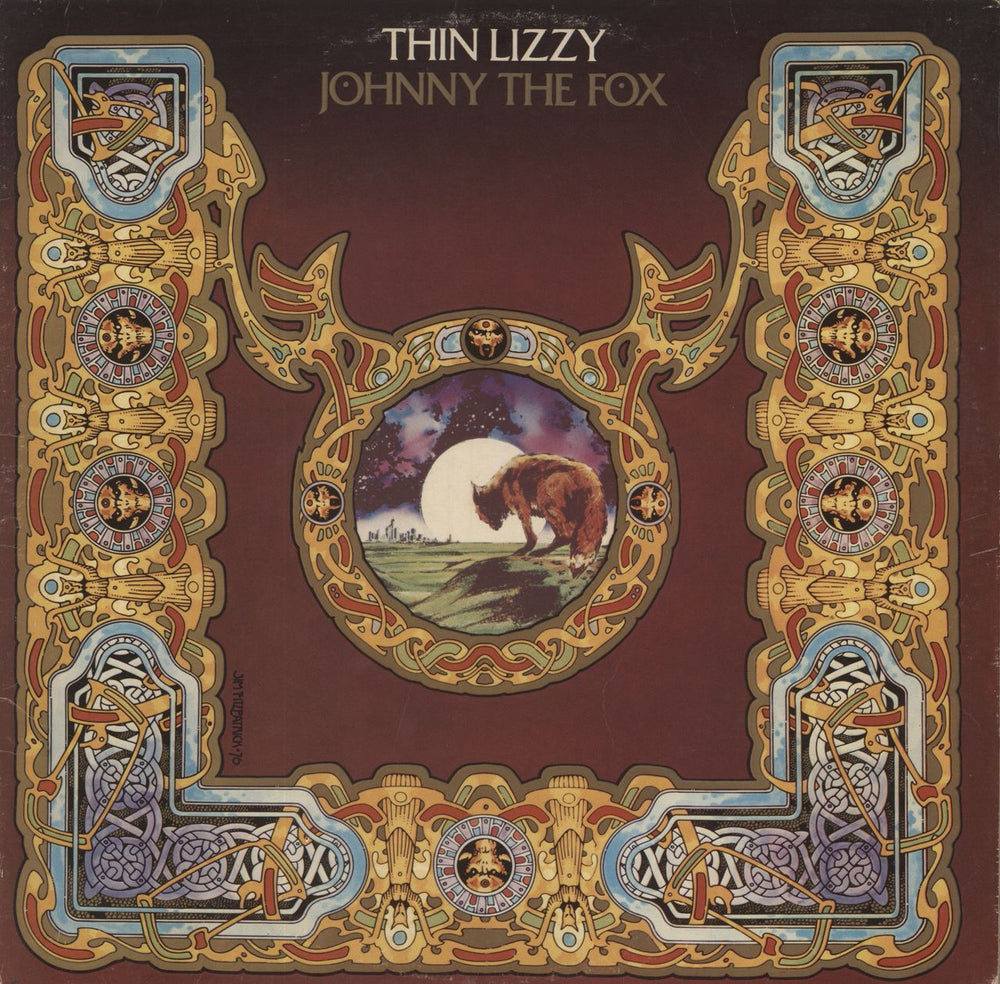 Thin Lizzy Johnny The Fox - 1st BNQ - EX UK vinyl LP album (LP record) 9102012