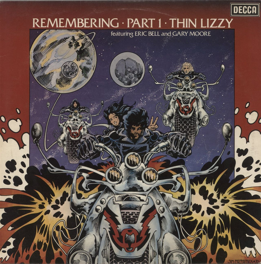 Thin Lizzy Remembering Part 1 UK vinyl LP album (LP record) SKL5249