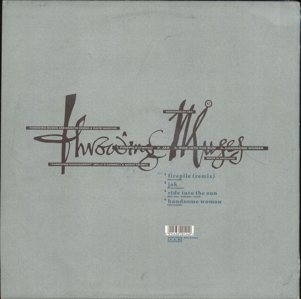 Throwing Muses Firepile EP - Part Two UK 12" vinyl single (12 inch record / Maxi-single) 5014436201240