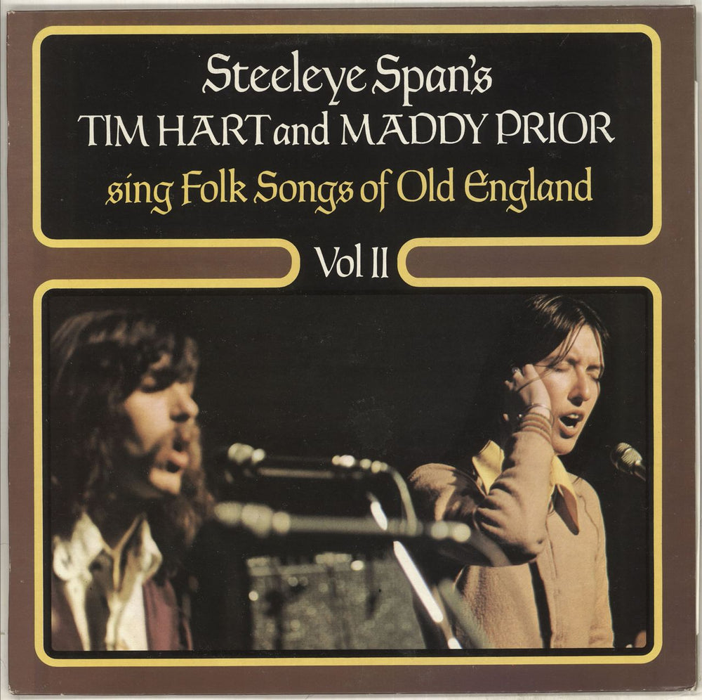 Tim Hart & Maddy Prior Folk Songs Of Olde England Volume II - Alternate cover UK vinyl LP album (LP record) CREST26