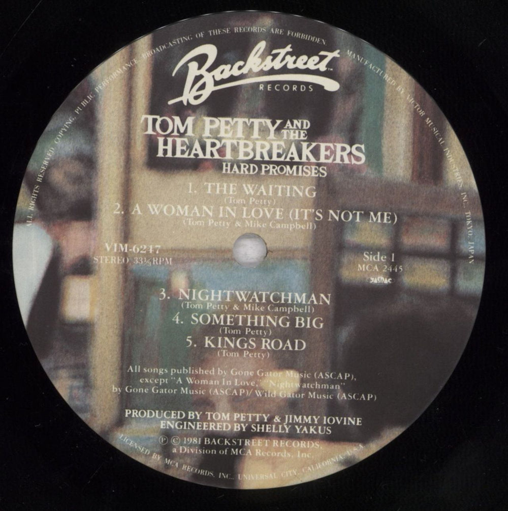 Tom Petty & The Heartbreakers Hard Promises Japanese Promo vinyl LP album (LP record) PETLPHA266938