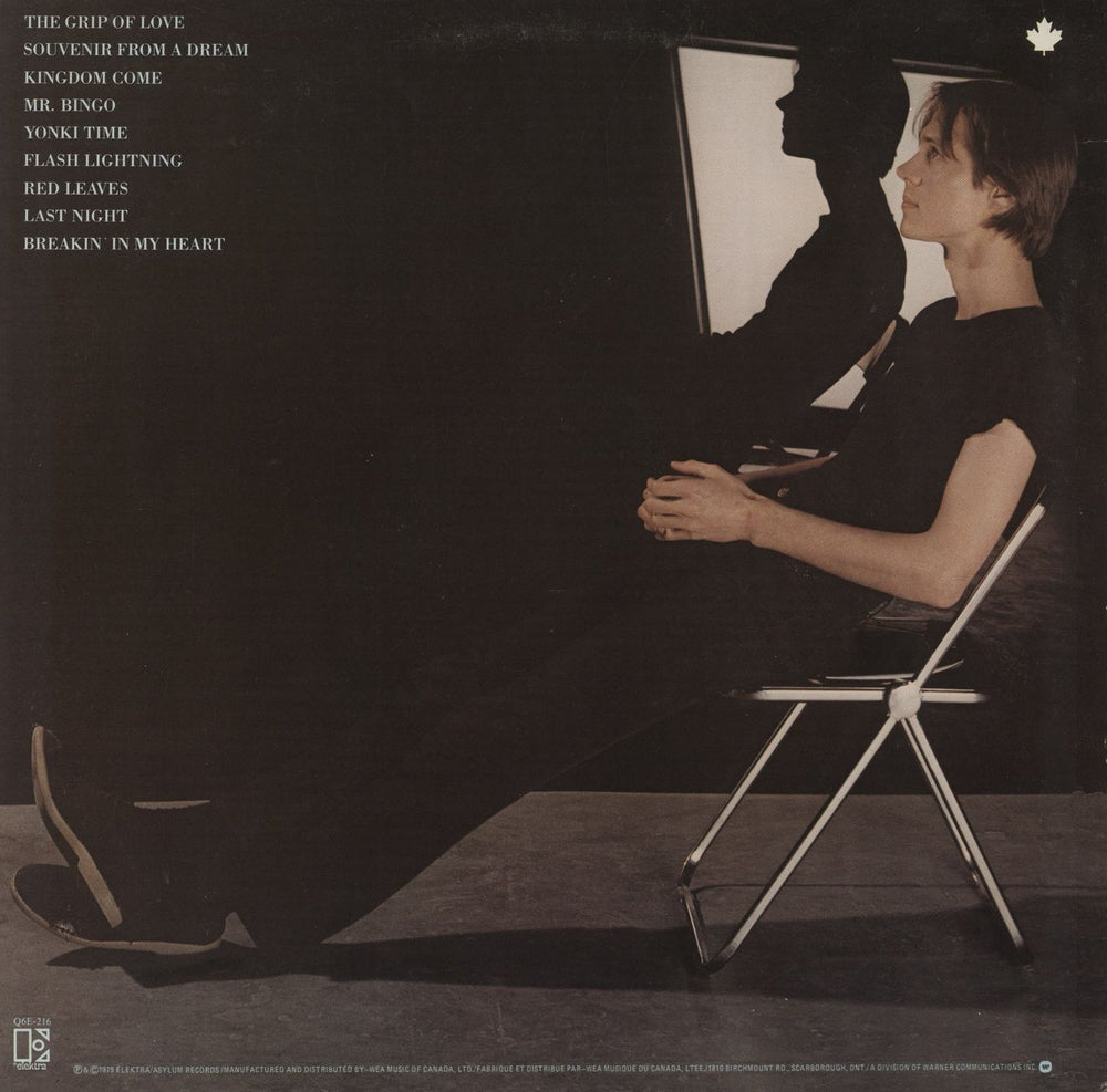 Tom Verlaine Tom Verlaine Canadian vinyl LP album (LP record)