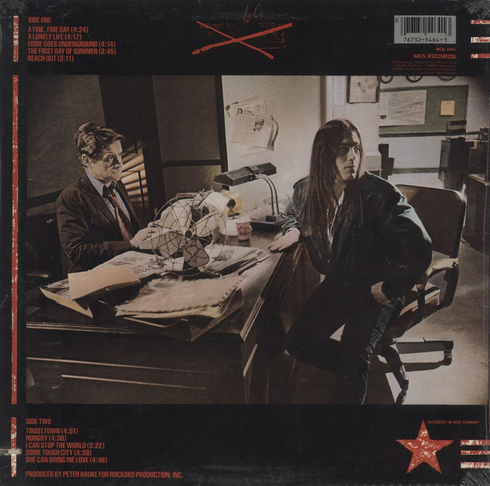 Tony Carey Some Tough City - Sealed US vinyl LP album (LP record)