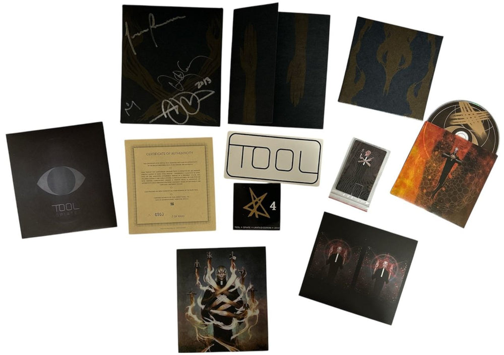 Tool Opiate  - 21st Anniversary - Autographed US CD album (CDLP) 2013