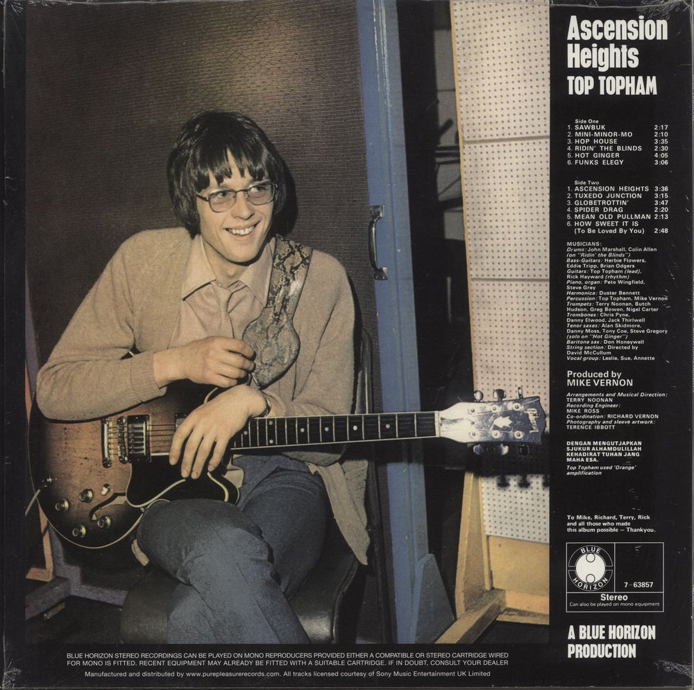 Top Topham Ascension Heights - 180gm Vinyl - Shrink + Sticker UK vinyl LP album (LP record)