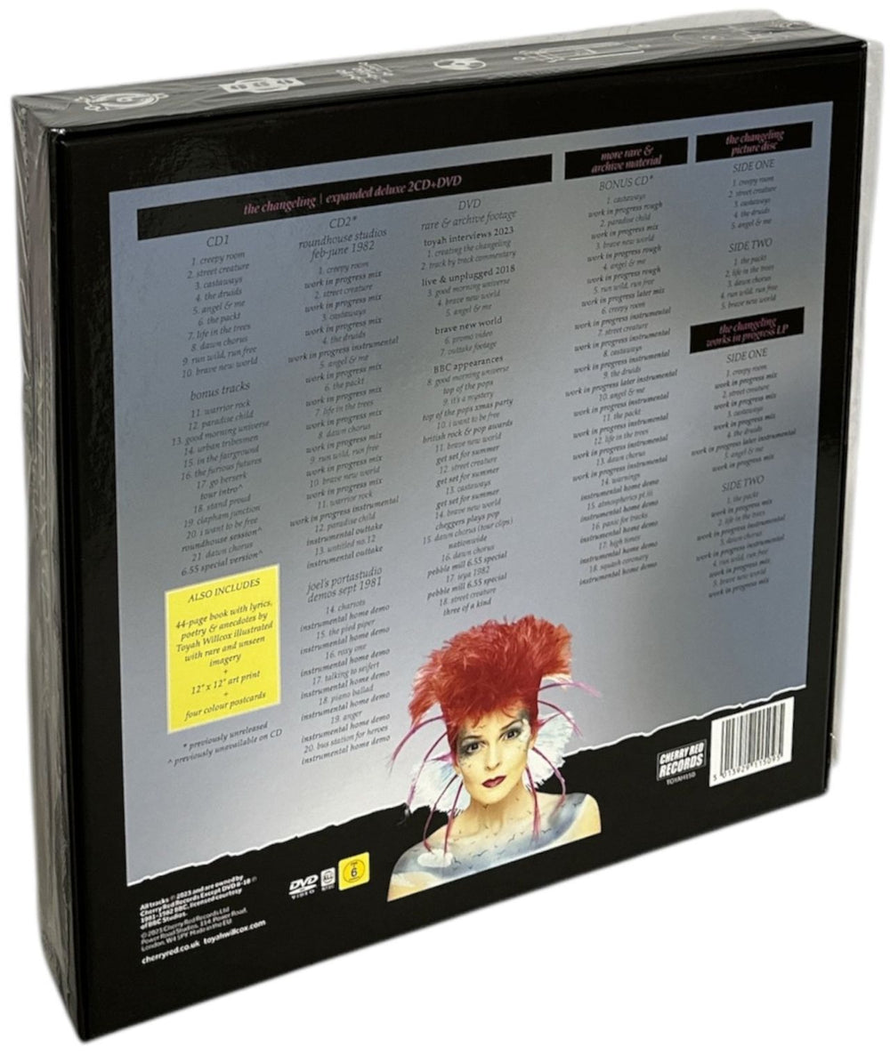 Toyah The Changeling - 2-CD & 1-DVD/CD + Pink & Blue Splatter Vinyl LP & Picture Disc LP UK CD Album Box Set 5013929115095