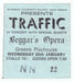 Traffic In Concert + Ticket Stub UK tour programme PROGRAMME