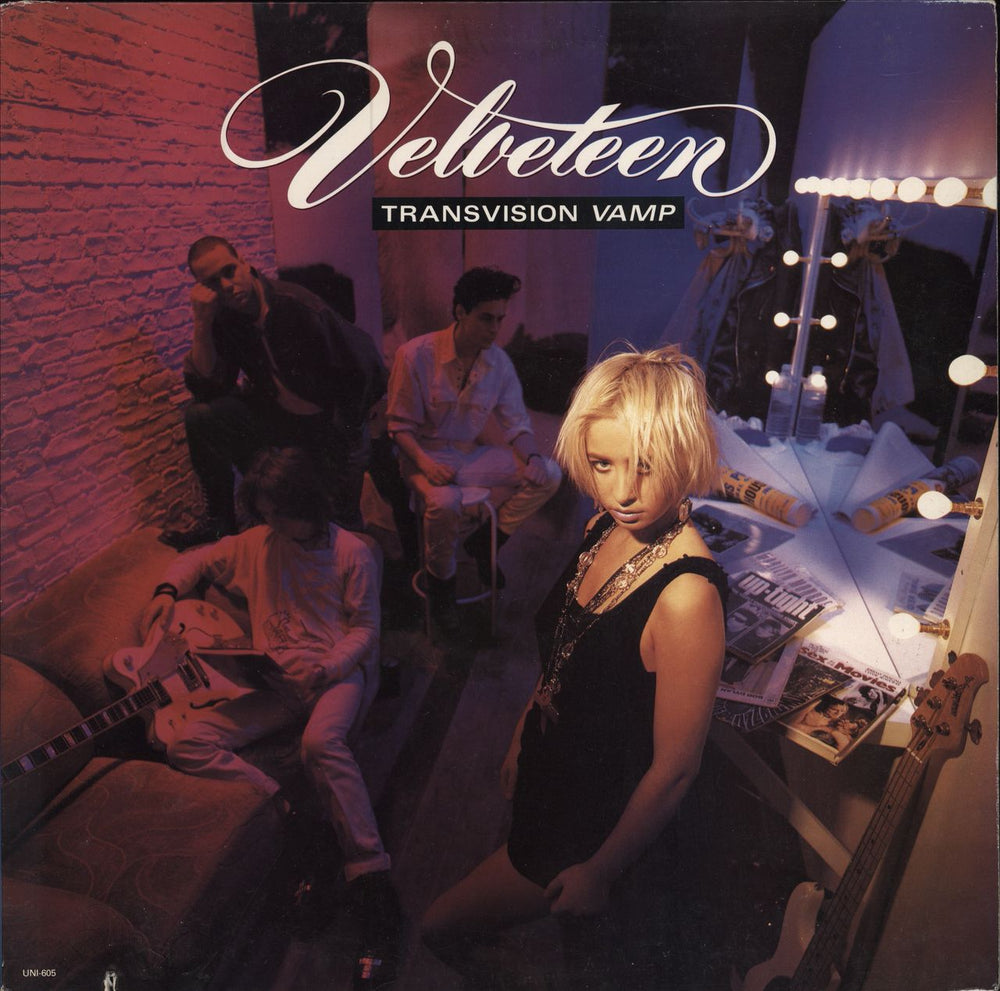 Transvision Vamp Velveteen US vinyl LP album (LP record) UNI605