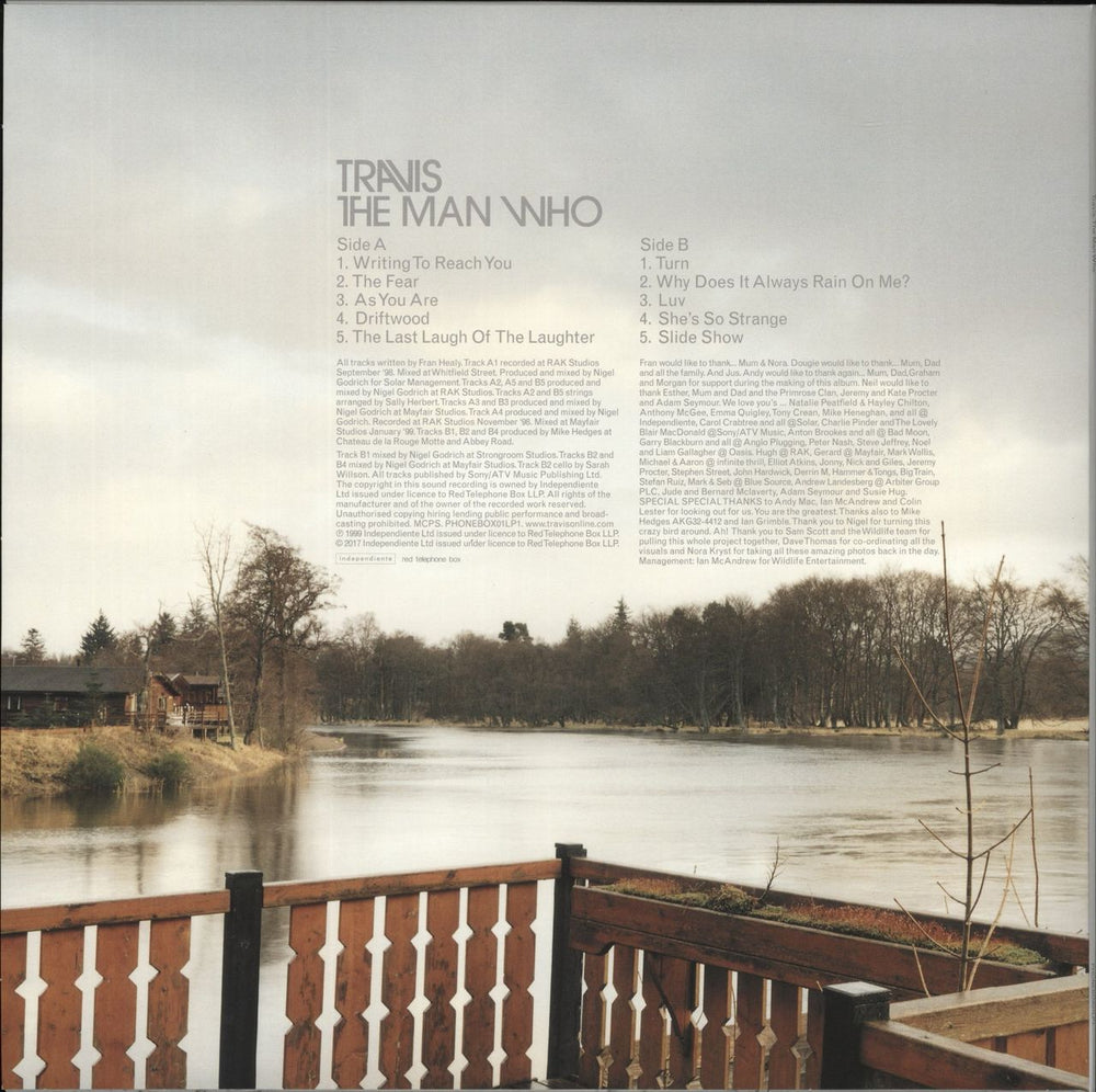 Travis (90s) The Man Who - Deluxe Edition UK box set