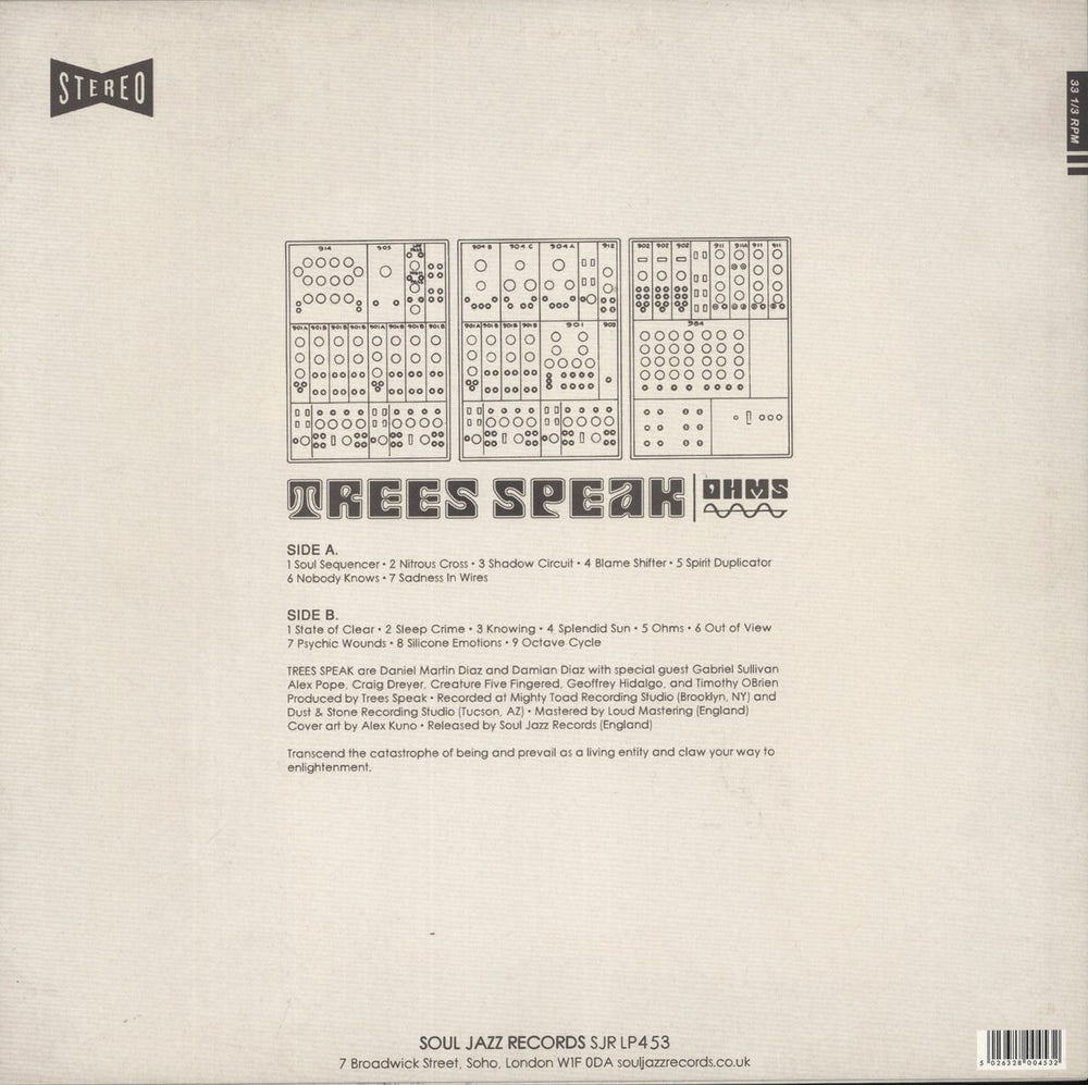 Trees Speak OHMS UK vinyl LP album (LP record) 5026328004532