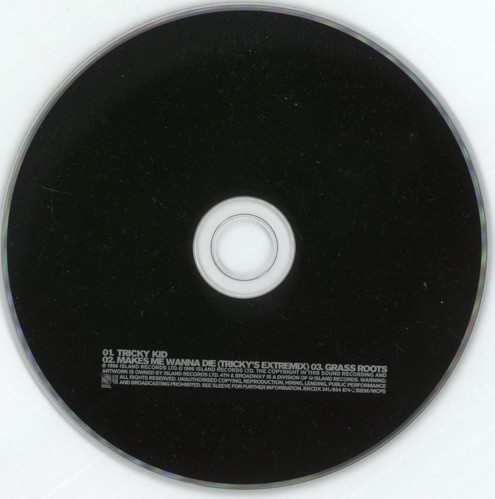 Tricky Tricky Kid - Digipak UK CD single (CD5 / 5") TRKC5TR195940