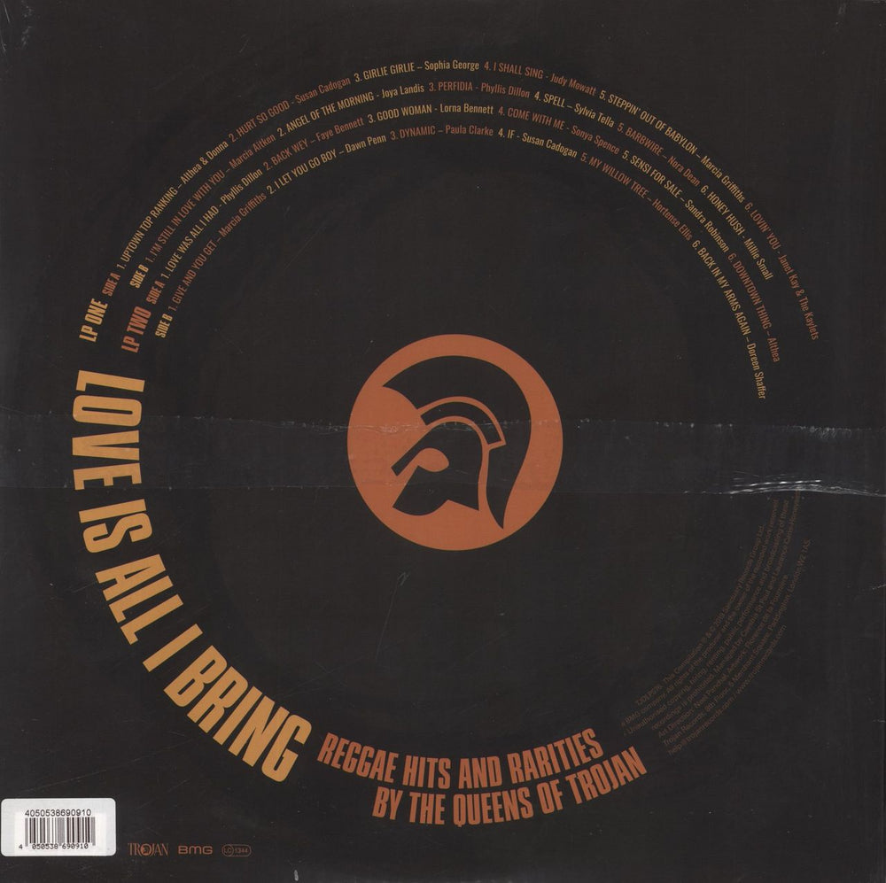 Trojan Records Love Is All I Bring [Reggae Hits And Rarities By The Queens Of Trojan] - RSD - Orange Vinyl - Sealed UK 2-LP vinyl record set (Double LP Album) T062LLO845992