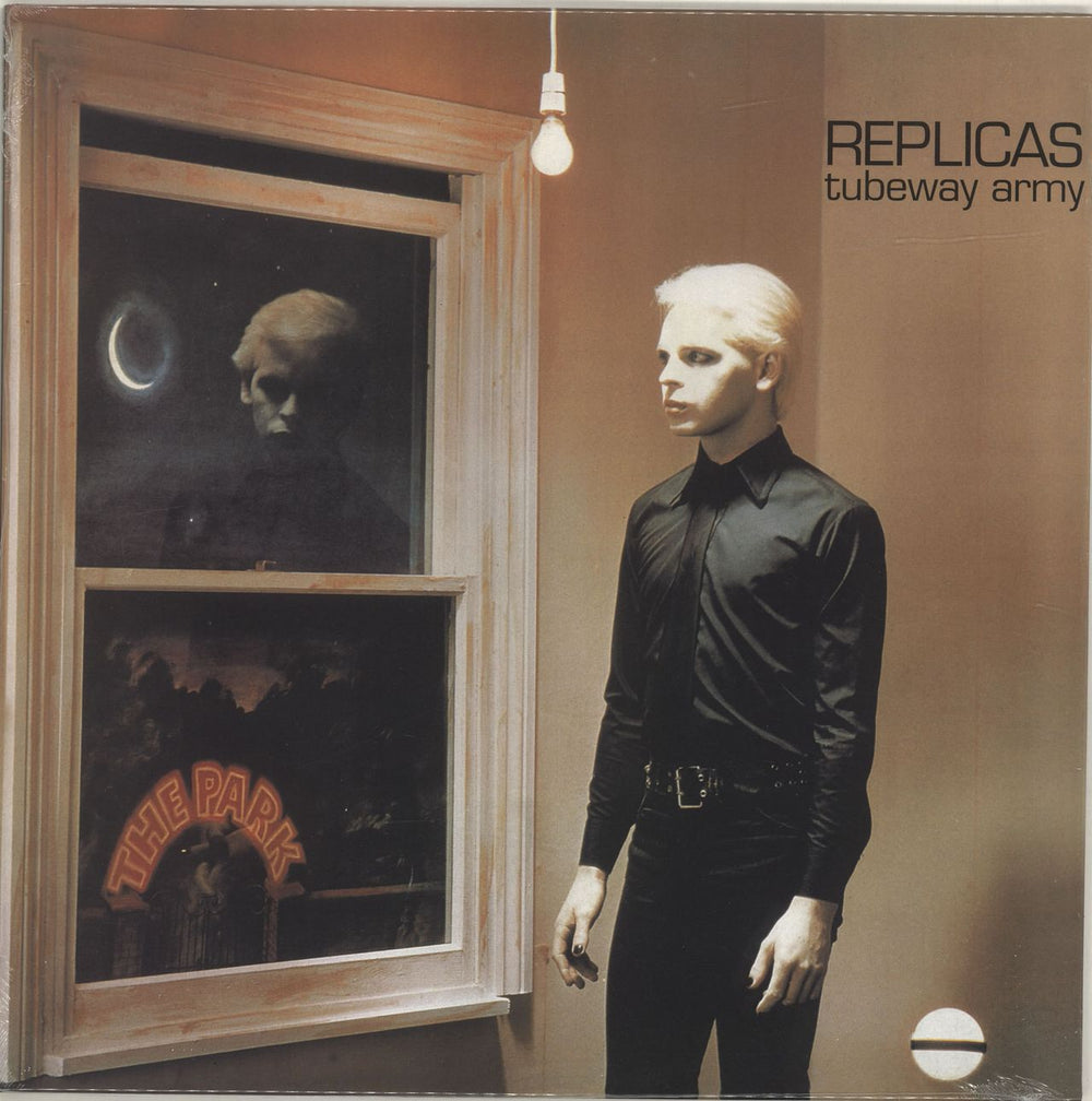 Tubeway Army Replicas - Orange Vinyl UK vinyl LP album (LP record) BBQLP7