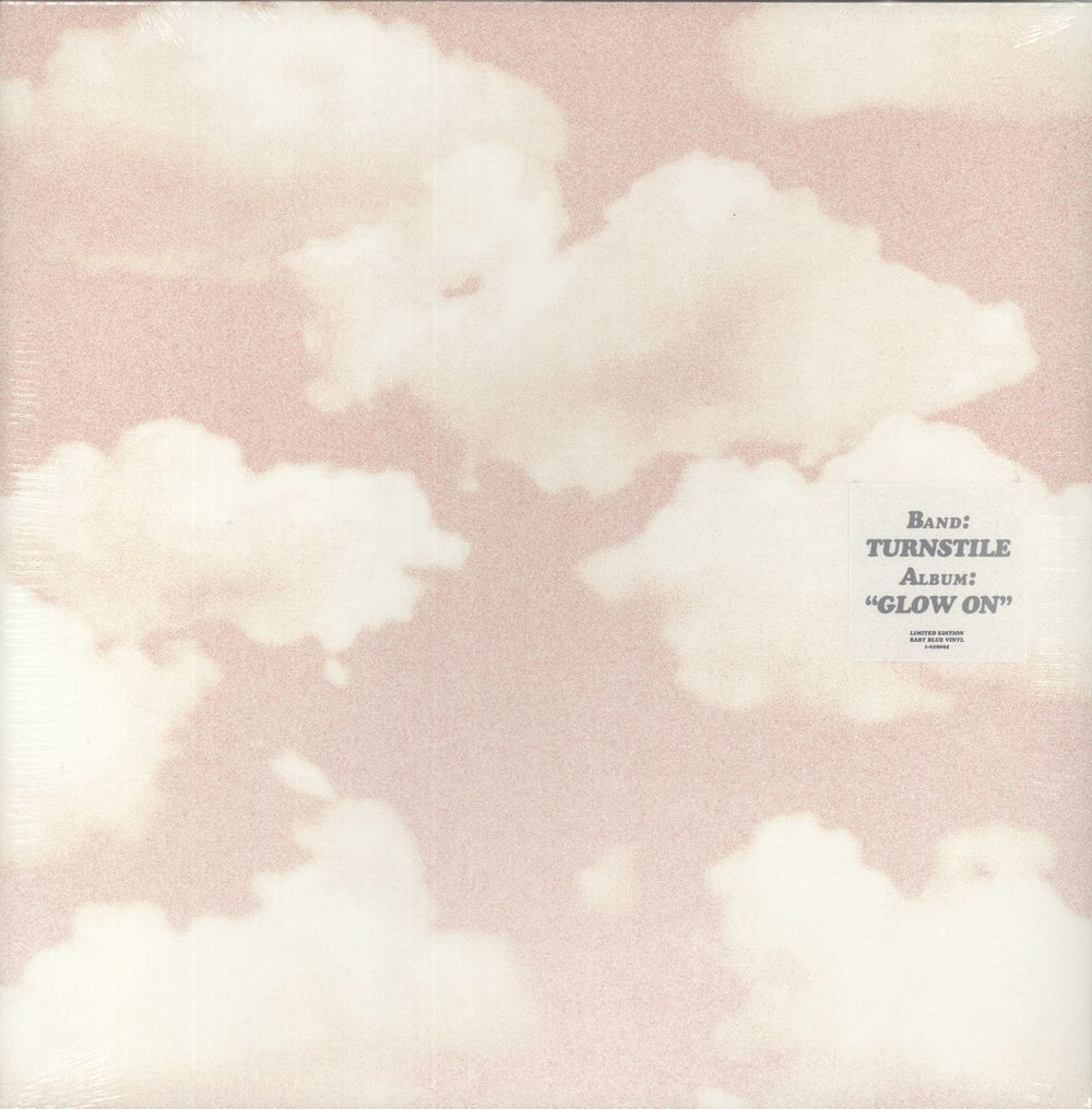 Turnstile Glow On - Carpet Edition - Baby Blue Vinyl - Sealed UK vinyl LP album (LP record) 075678643347