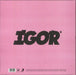 Tyler, The Creator Igor UK vinyl LP album (LP record) 190759652213