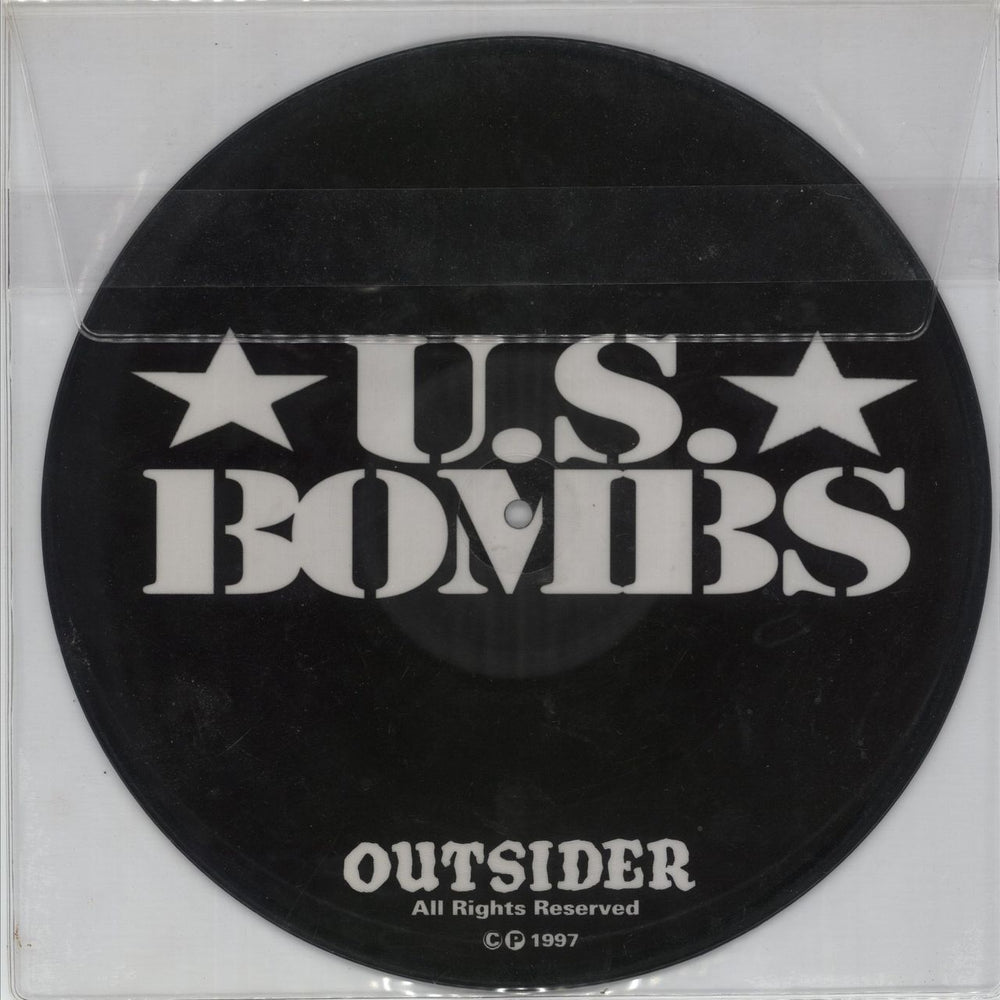 U.S. Bombs Jaks / The Way It Ends US 10" Vinyl Picture Disc (10 inch Record Single)