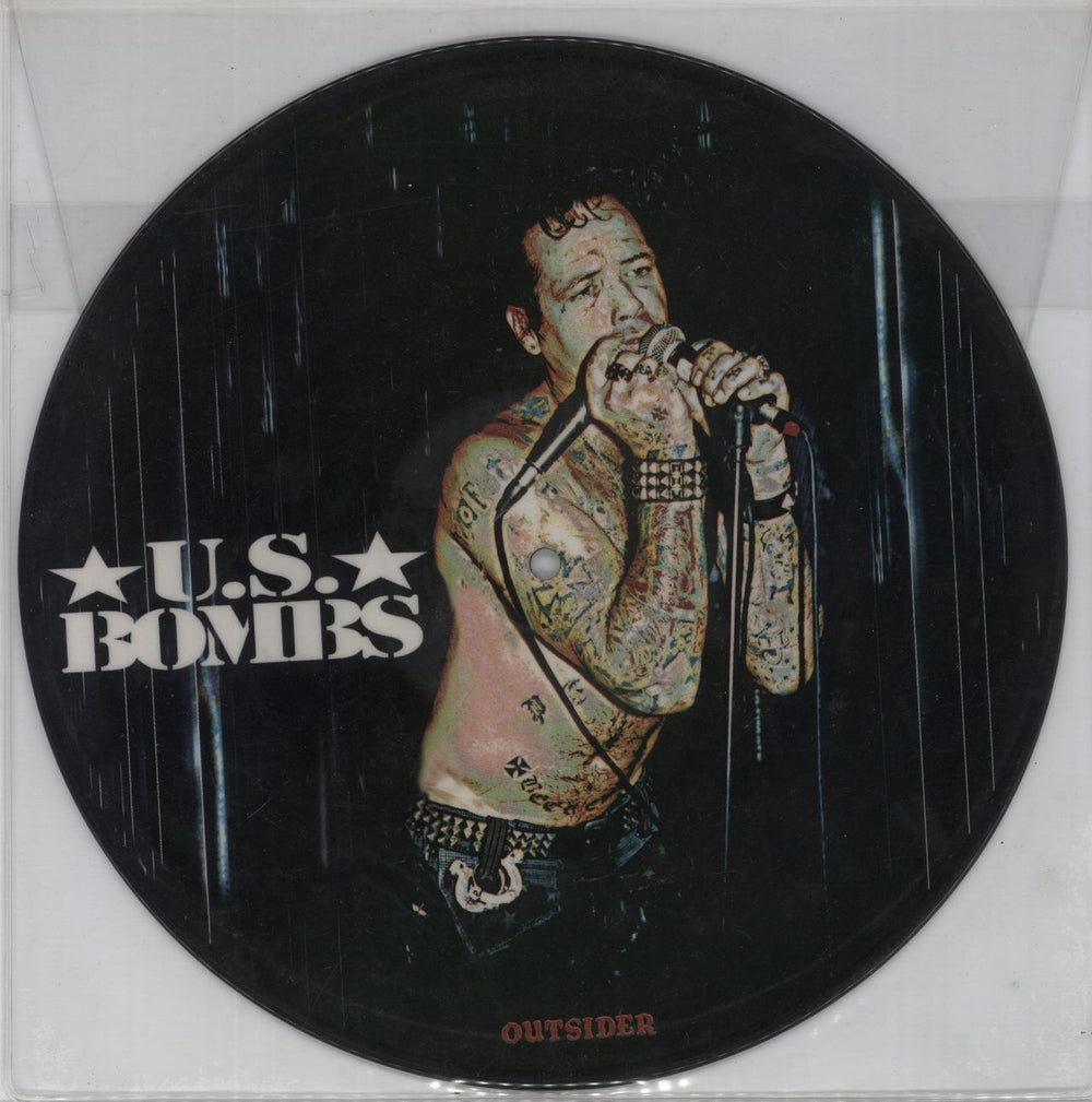 U.S. Bombs Jaks / The Way It Ends US 10" Vinyl Picture Disc (10 inch Record Single) OUT001