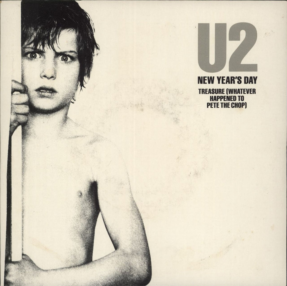 U2 New Year's Day - Red CBS Irish 7" vinyl single (7 inch record / 45) CBSA3105