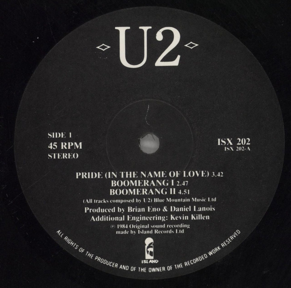 U2 Pride (In The Name Of Love) - EX UK 12" vinyl single (12 inch record / Maxi-single) U-212PR743384