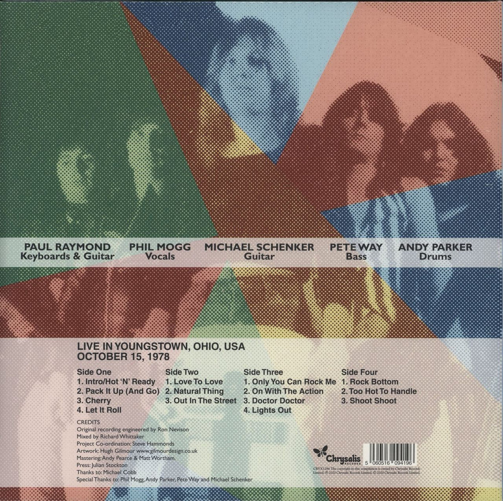 UFO Live In Youngstown 1978 - RSD2020 - Sealed UK 2-LP vinyl record set (Double LP Album) 5060516094196