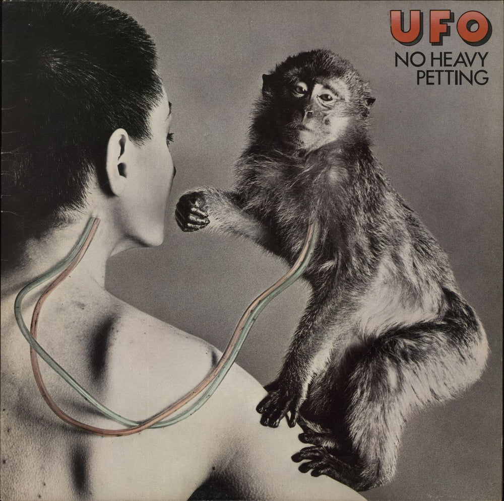 UFO No Heavy Petting - Blue Label UK vinyl LP album (LP record) CHR1103