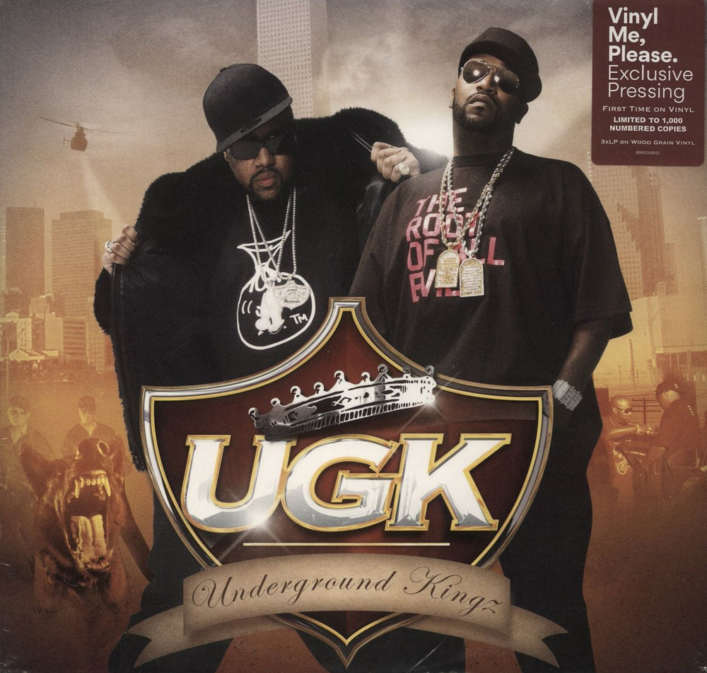 UGK Underground Kingz - Vinyl Me, Please Exclusive - Brown 'Wood Grain' Vinyl US 3-LP vinyl record set (Triple LP Album) 88985335991