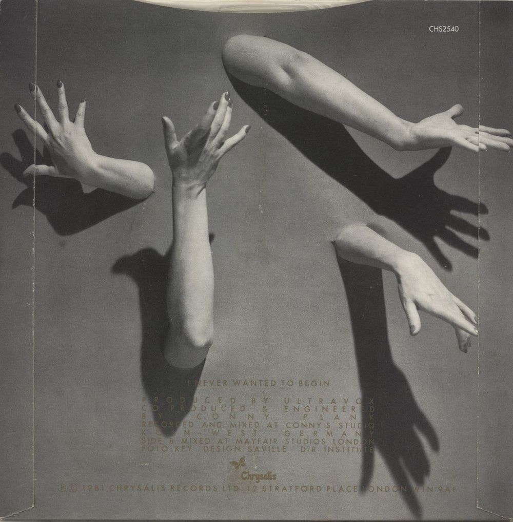 Ultravox The Thin Wall - Clear Vinyl UK 7" vinyl single (7 inch record / 45)