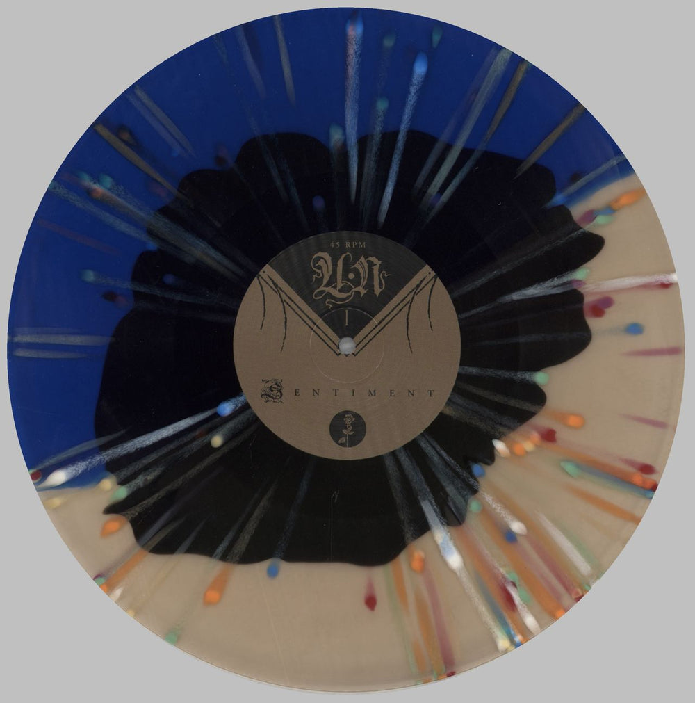 UN Sentiment - Black in Blue and Beer with Splatter Vinyl US vinyl LP album (LP record) 6NCLPSE823809