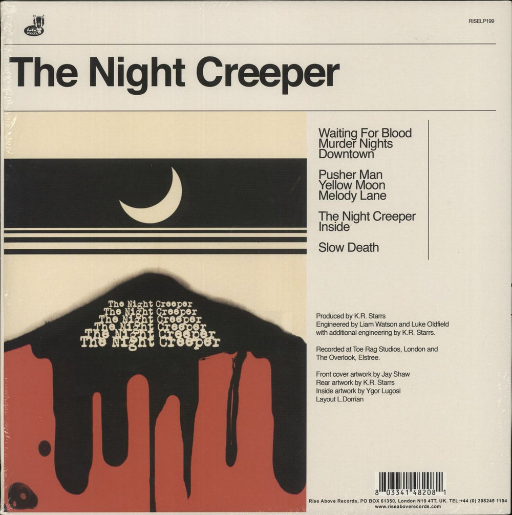 Uncle Acid & The Deadbeats The Night Creeper - Swampy Green Vinyl UK 2-LP vinyl record set (Double LP Album) 803341482081