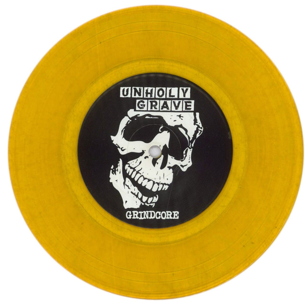 Unholy Grave Collapse EP / Wasted Future - Yellow Vinyl US 7" vinyl single (7 inch record / 45) 65J07CO843628