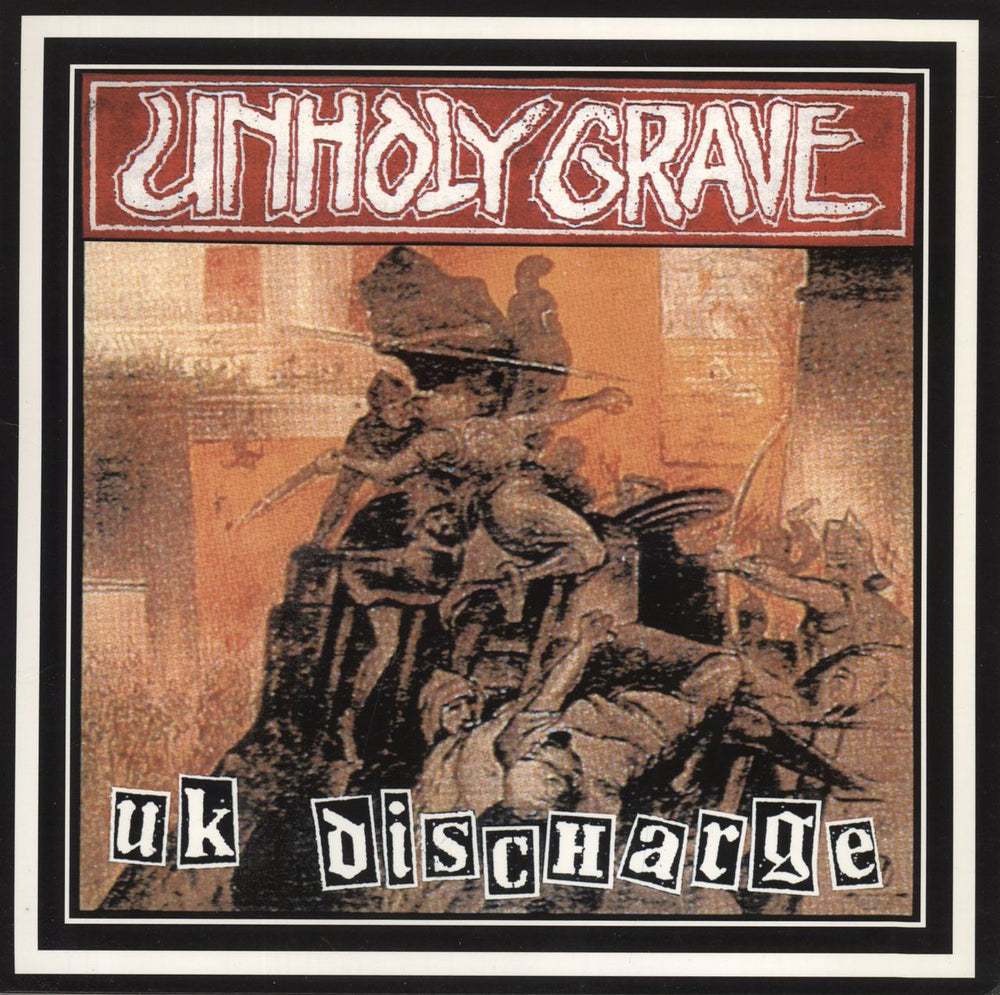 Unholy Grave UK Discharge US vinyl LP album (LP record) #015