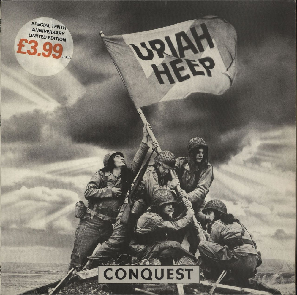 Uriah Heep Conquest - Limited Edition - Ex UK vinyl LP album (LP record) BRONX524