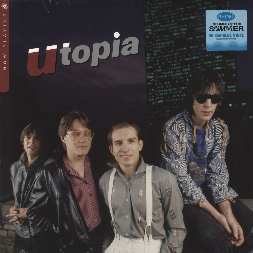 Utopia (US) Now Playing - Sea Blue Vinyl - Sealed UK vinyl LP album (LP record) RCV1726304