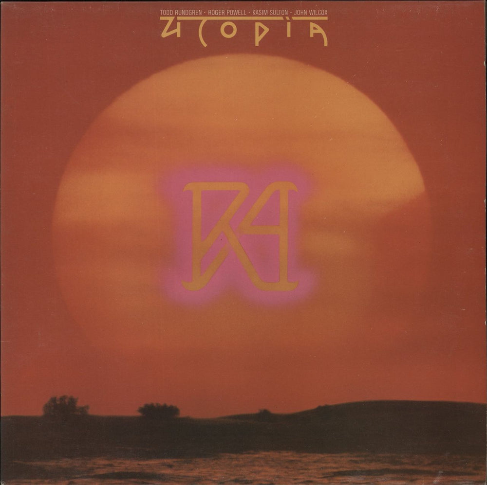 Utopia (US) Ra + Pyramid Insert UK vinyl LP album (LP record) K55514
