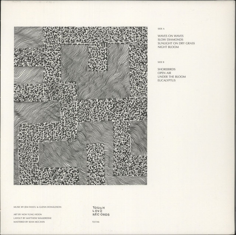 Vacant Gardens Under The Bloom - Clear Vinyl UK vinyl LP album (LP record)