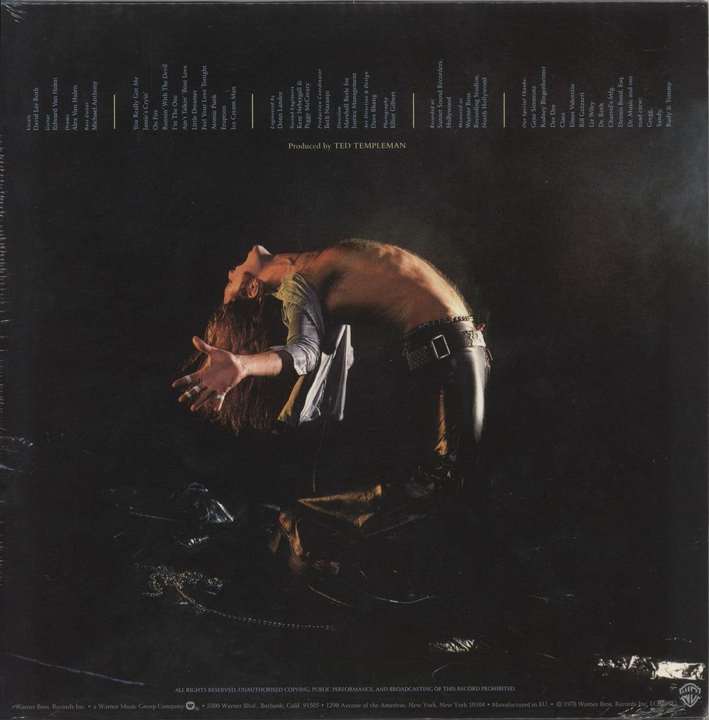 Van Halen Van Halen - 180 Gram Vinyl - Sealed UK vinyl LP album (LP record) 081227955250