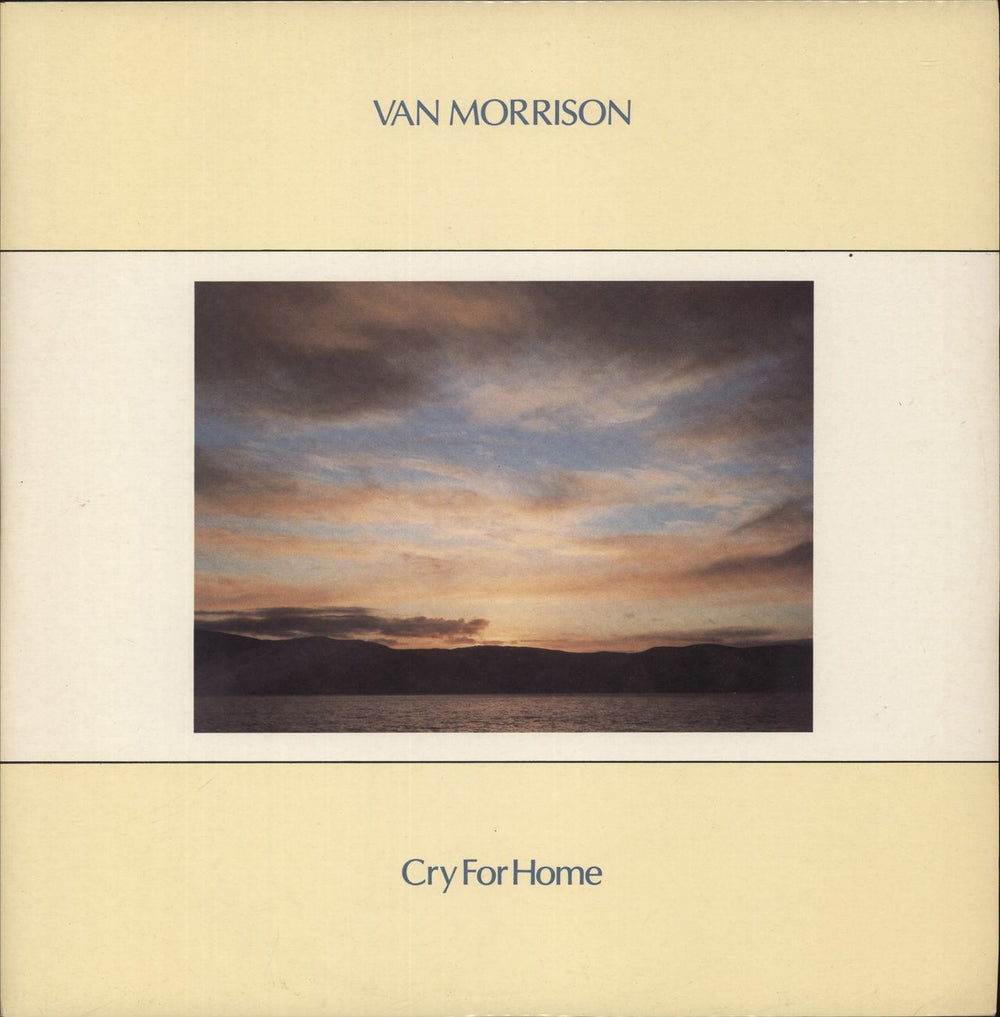 Van Morrison Cry For Home UK 12" vinyl single (12 inch record / Maxi-single) MERX132