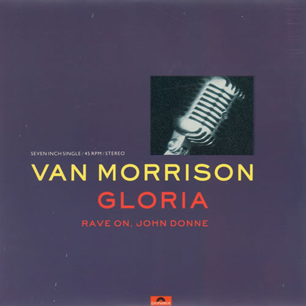 Van Morrison Gloria UK 7" vinyl single (7 inch record / 45) VANS5