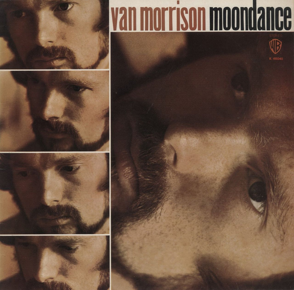 Van Morrison Moondance - Green Label UK vinyl LP album (LP record) K46040