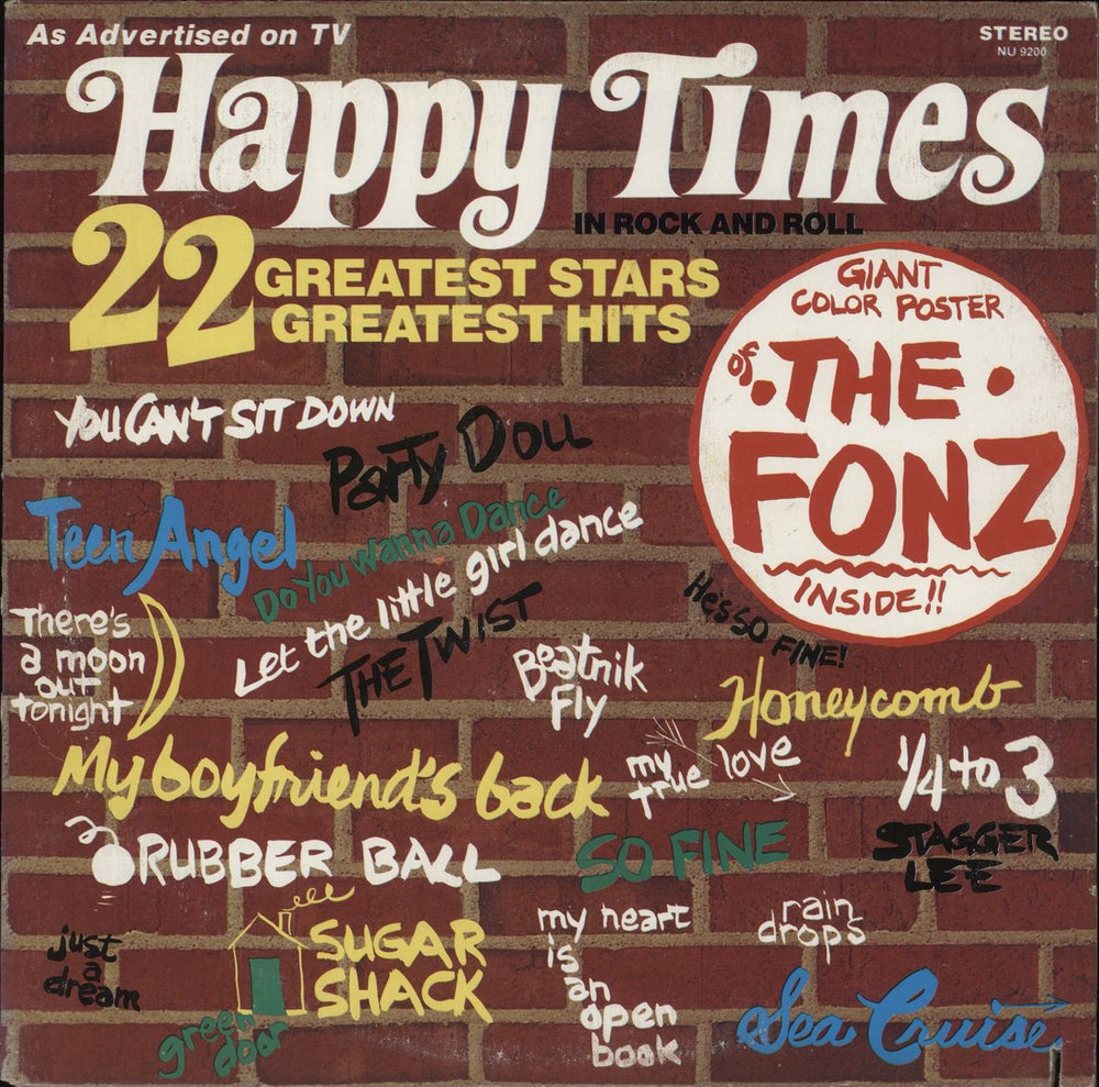 Various-50s/Rock & Roll/Rockabilly Happy Times (In Rock And Roll) US vinyl LP album (LP record) NU9200