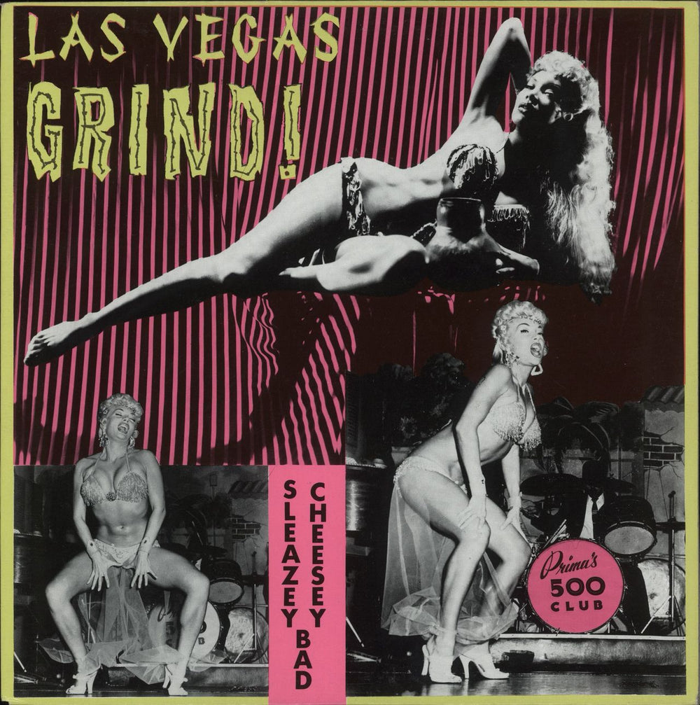 Various-50s/Rock & Roll/Rockabilly Las Vegas Grind! - Yellow Label US vinyl LP album (LP record) STRIP001