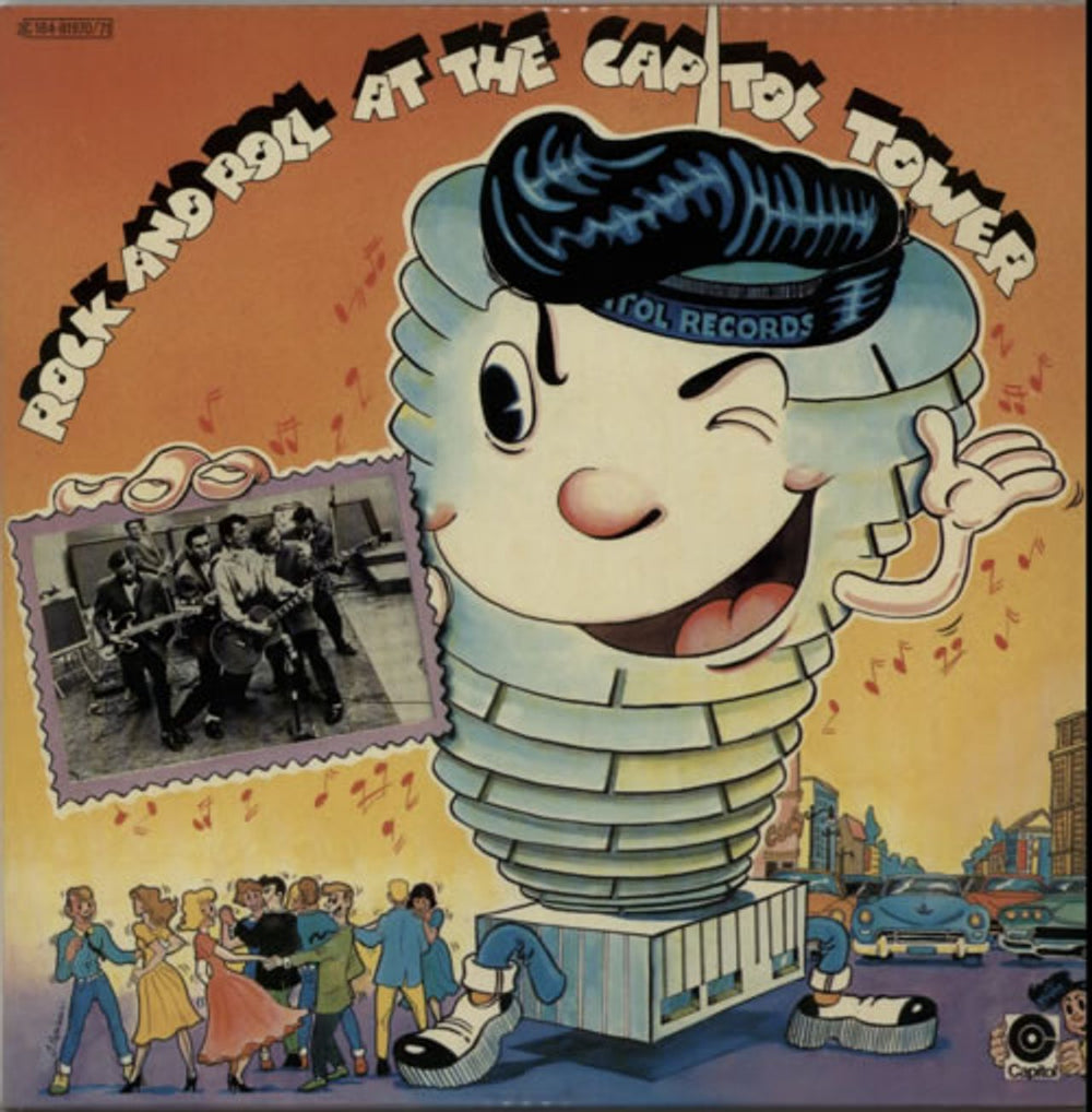 Various-50s/Rock & Roll/Rockabilly Rock 'N' Roll At The Capitol Tower Volume 1 French 2-LP vinyl record set (Double LP Album) 2C184-81970/71
