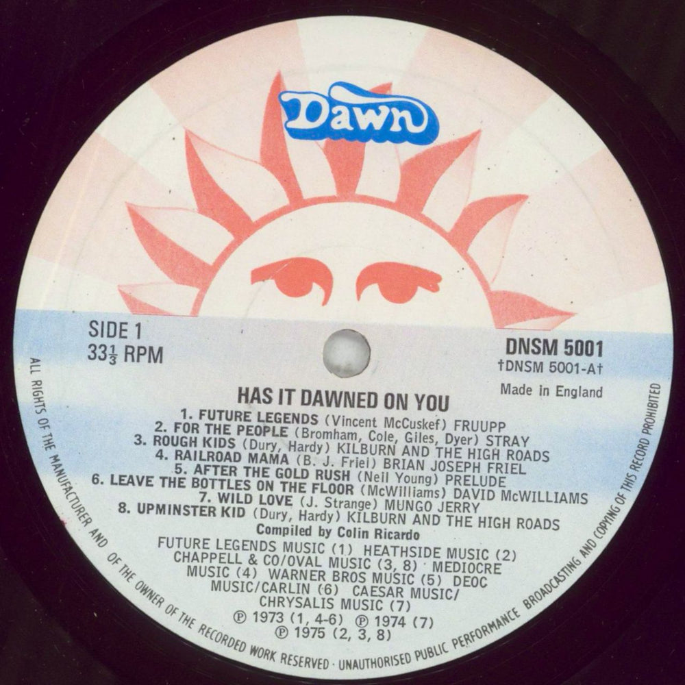 Various-60s & 70s Has It Dawned On You ? UK vinyl LP album (LP record) SVALPHA332142